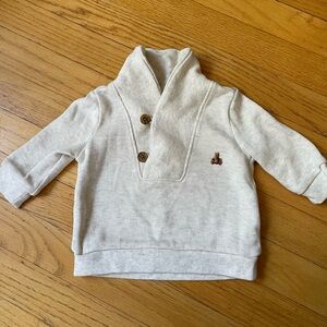 Baby Gap 3-6 months Shawl Collar 100% Cotton Sweater